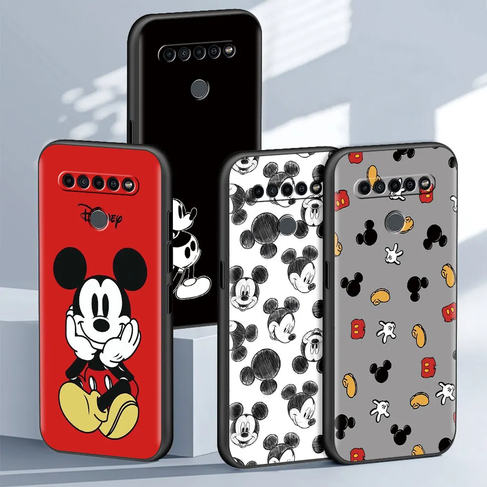 

Чехол с мультяшным Микки Маусом для LG K41s K61 G6 K50 K50s G7 K40s K42 G8 ThinQ K40 роскошный черный мягкий силиконовый чехол Capa Coque