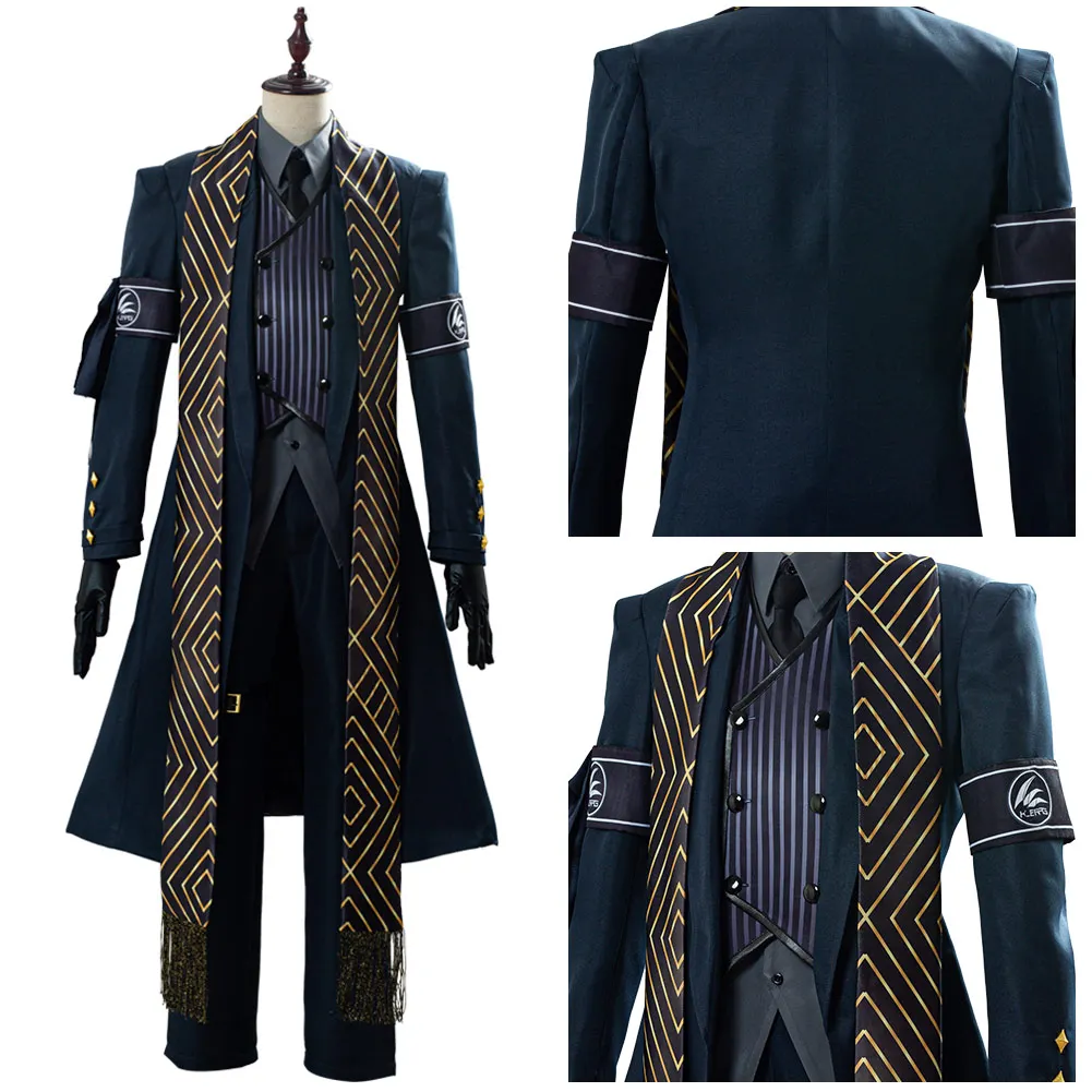 

Anime Arknights York‘s Cold Wind SilverAsh Cosplay Costume Suit Halloween Carnival Costume Custom Made Christmas gift for boy