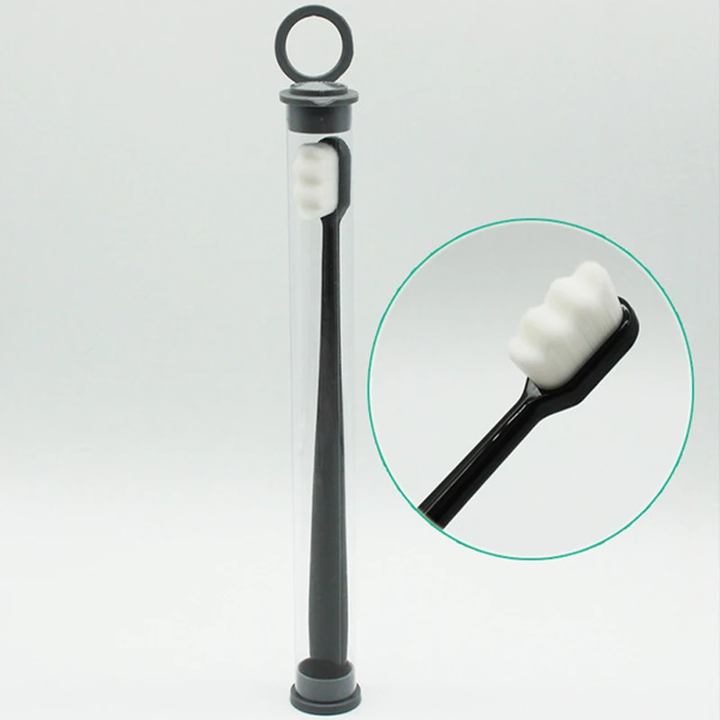 Супертонкая очень мягкая зубная щетка портативная для путешествий Hair защиты