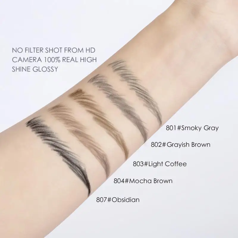 

2 In 1 Ultra-fine Eyebrow Pencil thin triangle eyebrow pencil natural long-lasting waterproof sweat no smudging beginners TSLM1