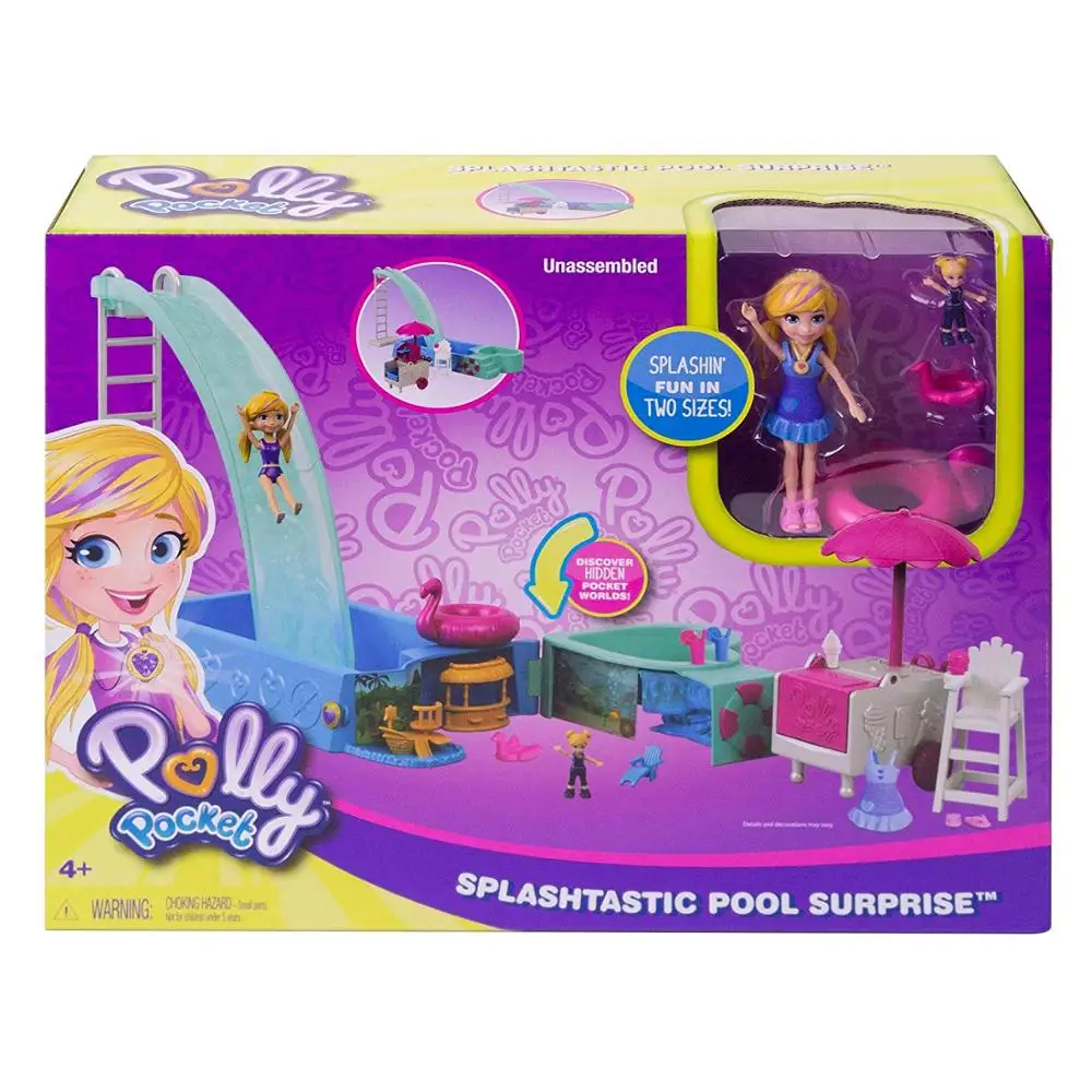 Оригинальный Карманный игровой набор Polly для вечевечерние во всем мире роскошный