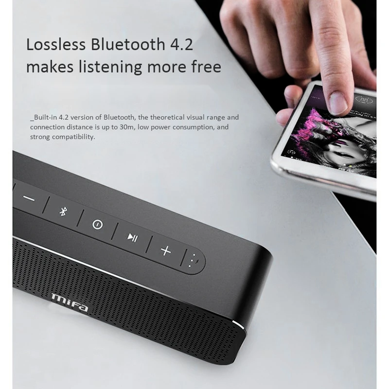 

MIFA A20 Bluetooth Speaker, Hifi High-Fidelity, Non-Destructive, Dust-Proof and Waterproof Wireless Home Bluetooth Speaker