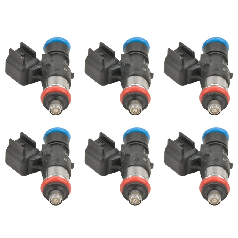 

6 New FUEL INJECTORS 0280158077 0280158091 FJ1000 for Lincoln MKS, MKT, MKX MKZ Edge Mazda Mercury 3.5L 3.7L V6 07-14