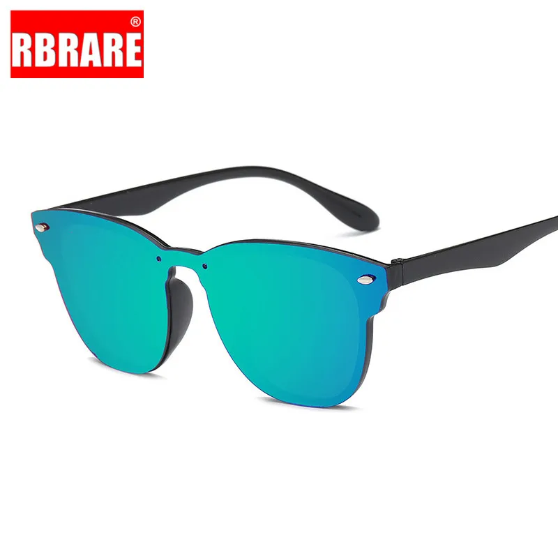 Солнечные очки RBRARE зеркальные женские роскошные квадратные винтажные