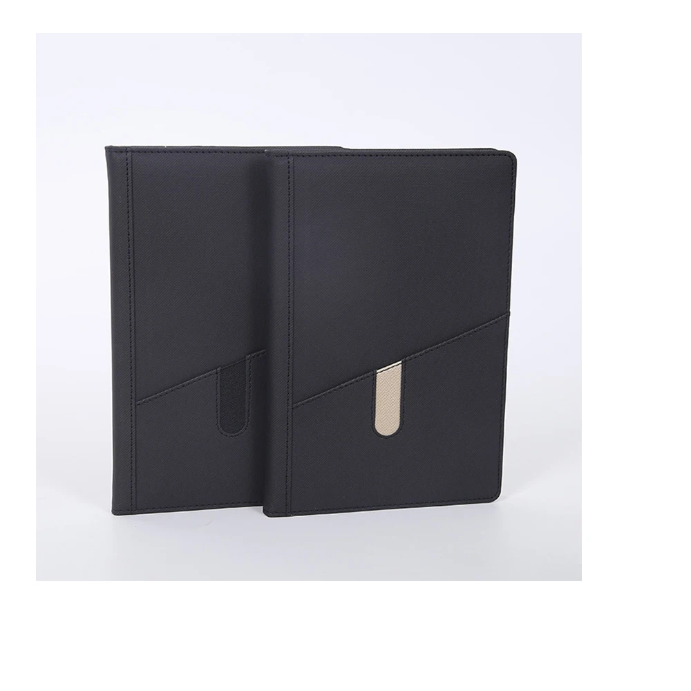 

Umitive 1pcs A5 Black Simple Notebook Imitation leather Solid Color Business Notebook Personal Diary Office Supplies Stationery