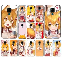 maiyaca anime the helpful fox senko san phone case for huawei mate 20 10 9 40 30 lite pro x nova 2 3i 7se