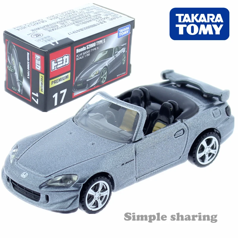 TP.17 Honda S2000 Takara Tomy Tomica премиум серии HONDA NISSAN TOYOTA Mitsubishi лотоса Cadillac Fiat Lexus 1: 64 Автомобили Diecast игрушки - Цвет: TP.17 Honda S2000