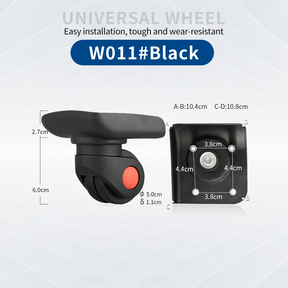 TANGYIPIN W011 Customized wheels luggage trolley case suitcase password box accessories roller replacement universal caster