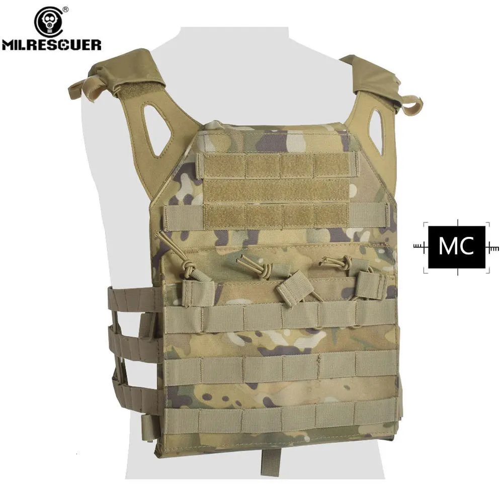 MILRESCUER Камуфляжный охотничий военный тактический жилет Wargame Body Molle Armor охотничий JPC жилет боевое снаряжение для страйкбола