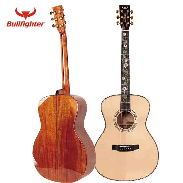 

Bullfighter 41inch Acoustic Guitar Classical Folk Guitar Spruce Acacia Wood Concert Musical Instrumental Best Chritsmas Gift