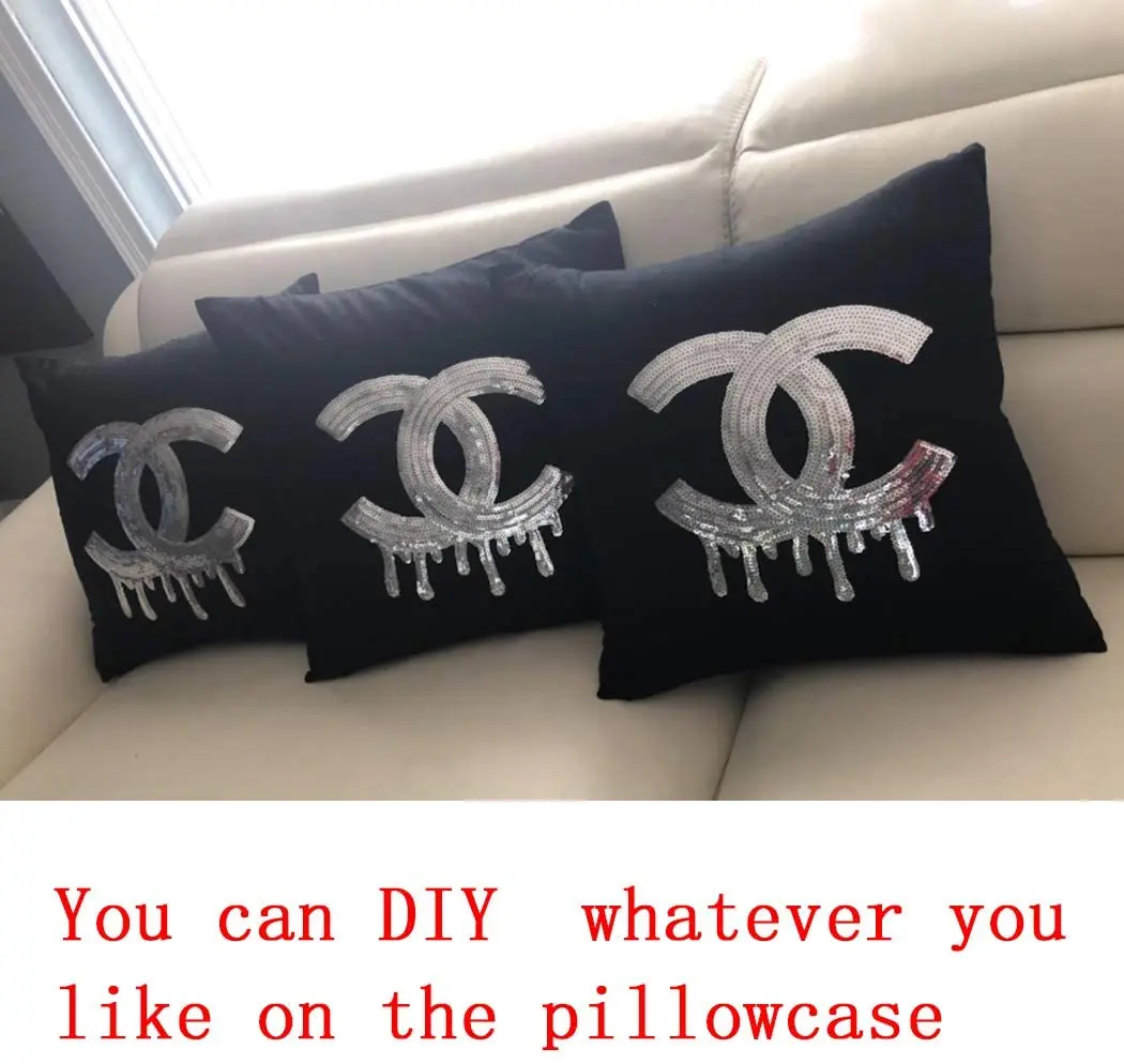 2-Pack Cotton Comfortable Solid Decorative Throw Pillow Case Square Cushion Cover Pillowcase (Cover Only No Insert) | Аксессуары для
