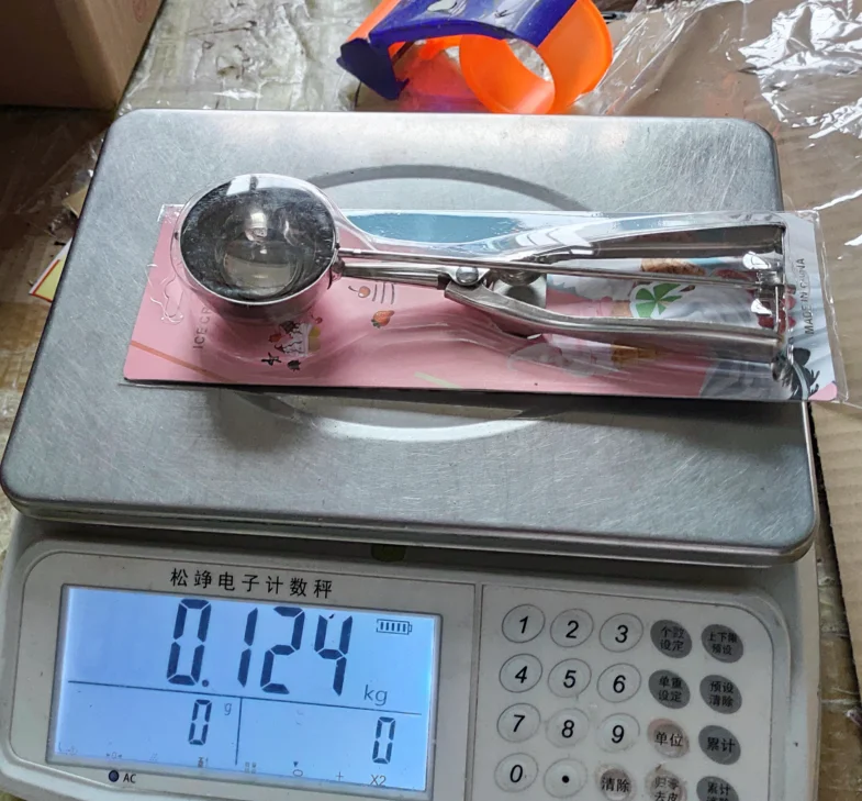 Ложка для мороженого Кухня инструменты Нержавеющая сталь Весна ручка
