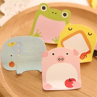 8pcslot paper bookmarks stationery cute kawaii animal cat panda sticky notes memo pad school supplies planner stickers