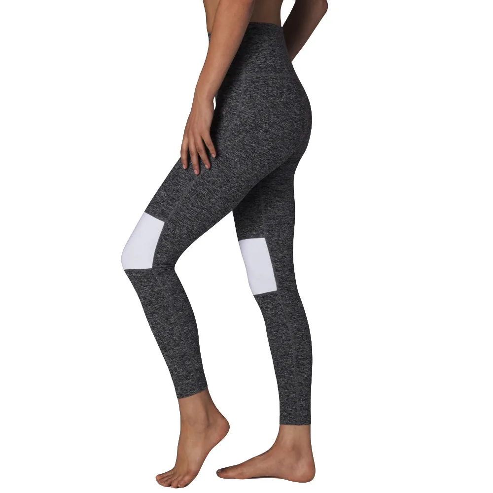 Сетки сплайсинга женские Леггинсы пуш-ап штаны для бодибилдинга высокая