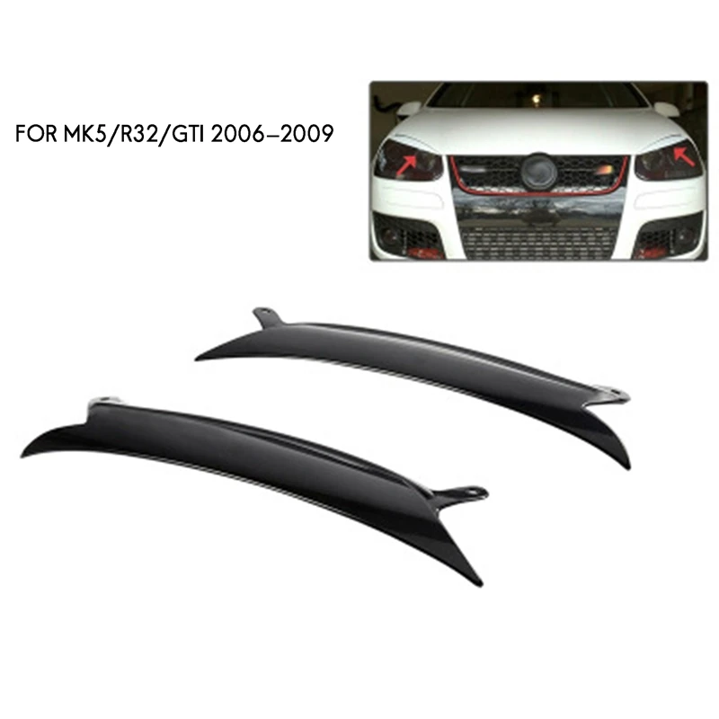 

Pair Headlight Cover Eyelids for 2006-2009 GOLF JETTA R32 RABBIT MK5