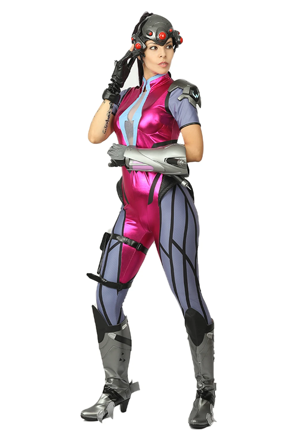 Косплей Костюм Widowmaker Overwatch Официальный Лицензированный цельный костюм на
