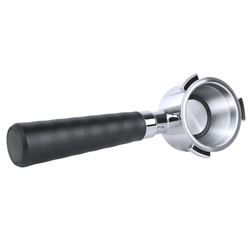 

51mm Stainless Steel Coffee Bottomless Portafilter for Filter Basket Replacement Professional Coffee Machine Accessories Tools