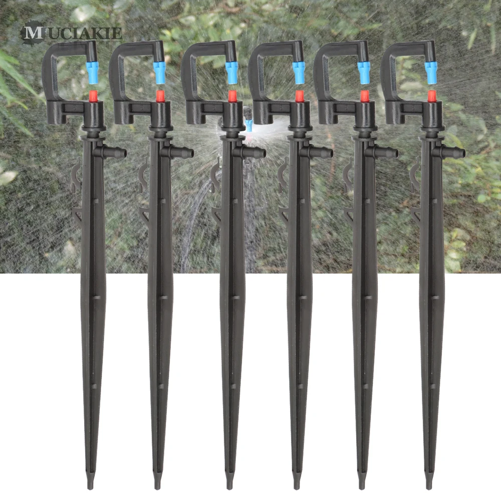 MUCIAKIE 10 шт. садовые рефракционные разбрызгиватели на фиксированной колышке 360