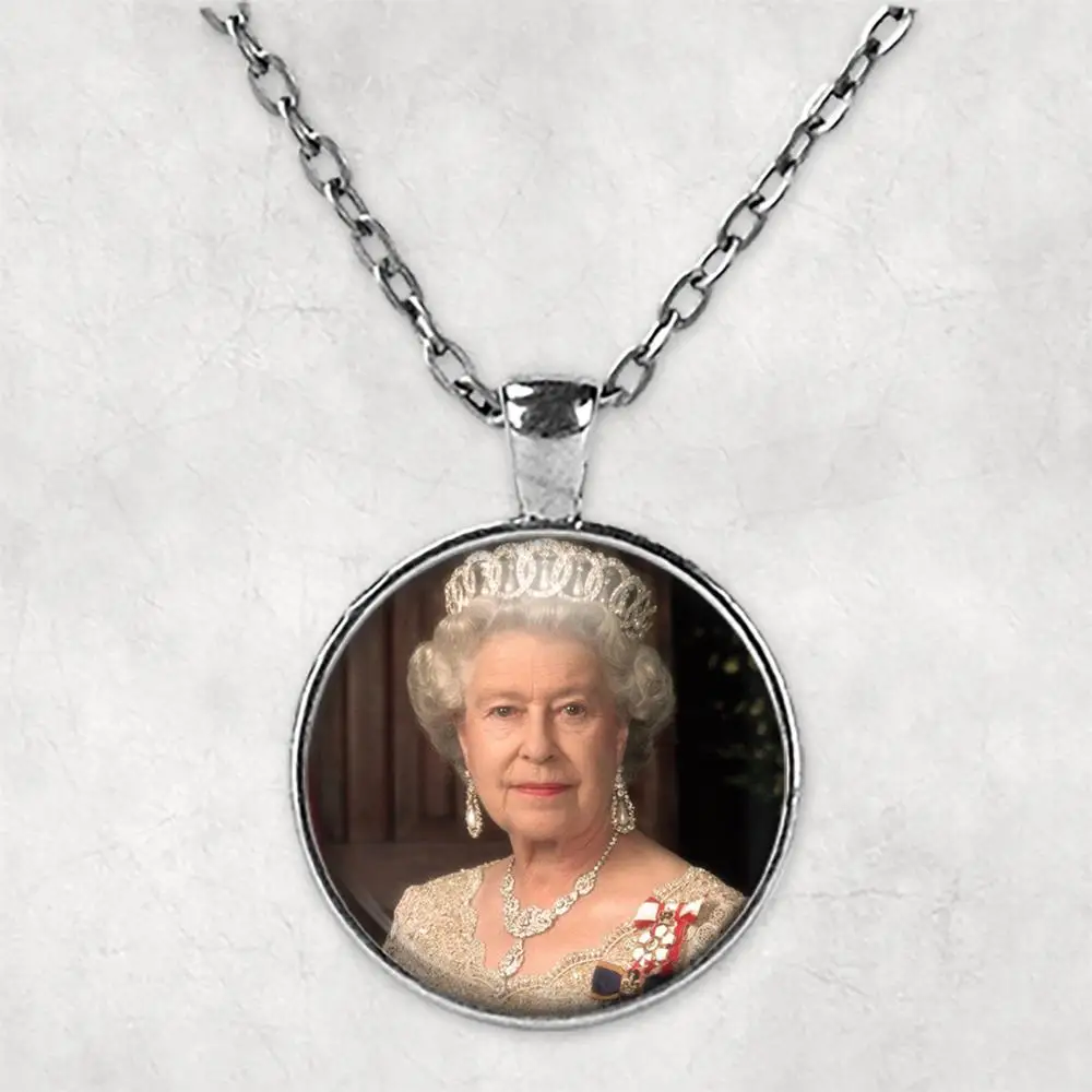 Queen Elizabeth персонализированное фото ожерелье ювелирные изделия с картинами s