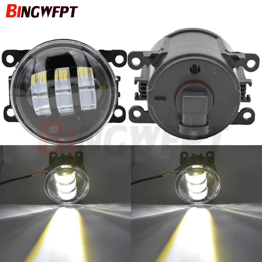 2 шт. светодиодный противотуманный светильник переднего бампера для Peugeot 207 307 407 607