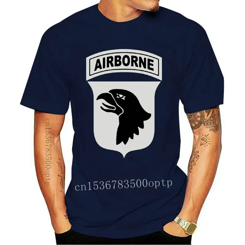 

New 2021 2021 Summer Style Fashion T-shirt 101st Airborne Veteran Special Force Military Army 2side T Shirt Hip Hop Tees Tops