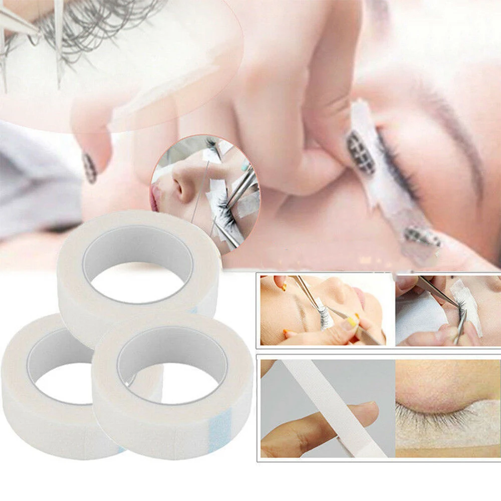 

5/10/20/30/50 рулонов бумажная лента для наращивания ресниц, дышащая Нетканая ткань, клейкая лента для накладных ресниц, патч 5/10/20/3