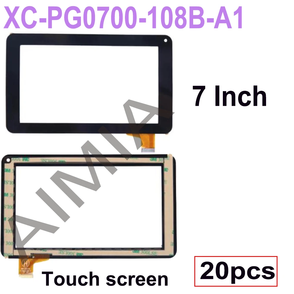 

7 Inch P/n XC-PG0700-108B-A1 Capacitive Touch Screen Panel GT70PW86V HXS DR7-M7S-XC XC-PG0700-1088-A1 Digitizer sens black white