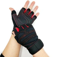 finger gym fitness gloves with wrist wrap support for men women crossfit workout power weight lifting equipment