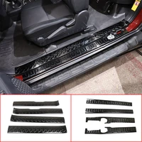 for toyota fj cruiser 2007 21 stainless steel car internalexternal threshold strip decorative protection plate car accessories