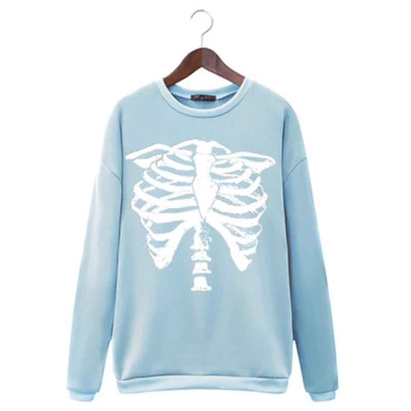 

Autumn loose top Y2K hooded sweater coat O-neck long sleeve Sternum print pullover Sweatshirt harajuku punk vintage clothes bar