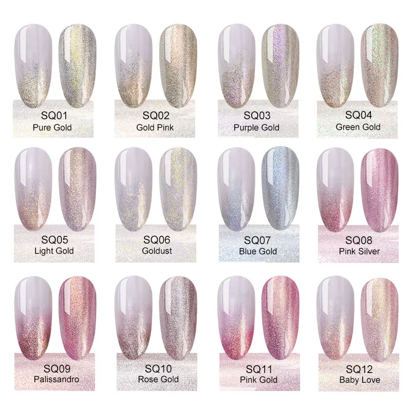 SAVILAND 7 мл космическая Золотая серия блеск изюминка УФ гель Золотой эффект