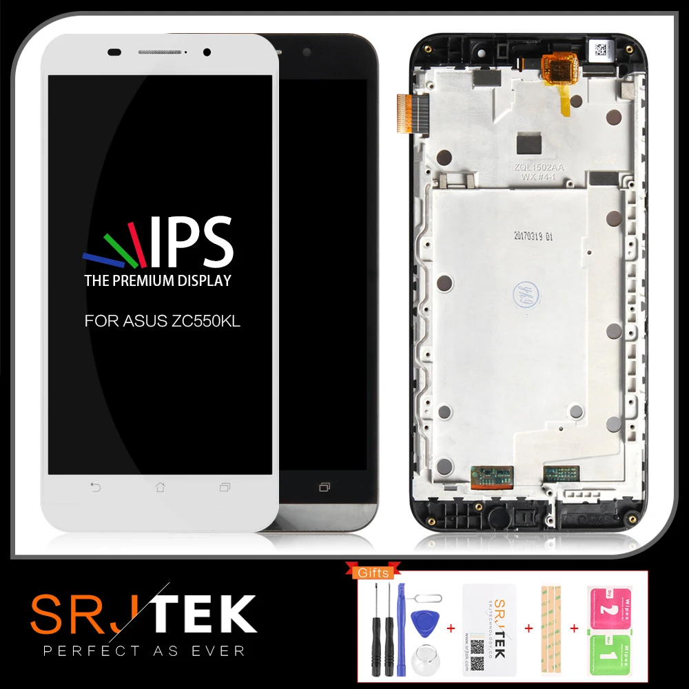 ЖК-дисплей 5 дюйма для ASUS Zenfone Max дигитайзер сенсорного экрана ZC550KL Z010DA гарантия |