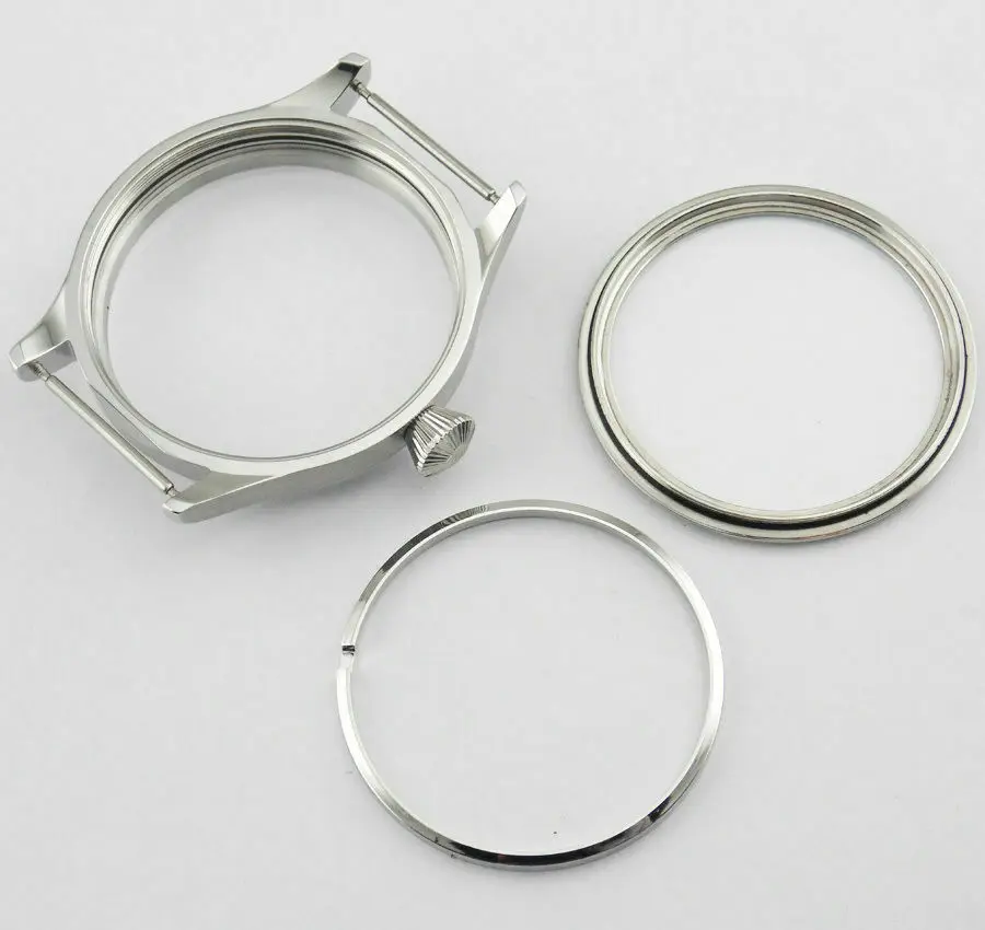 

44mm Durable Stainless Steel Case For 6497/6498 Seagull ST36 Movement Watch