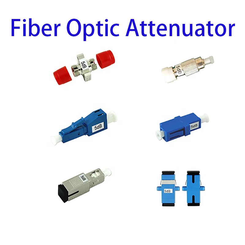 Оптоволоконный аттенюатор 1 дБ 3дБ 5дб 10дБ 15дБ 20дБ 25дб FTTH мама папа SC LC FC по