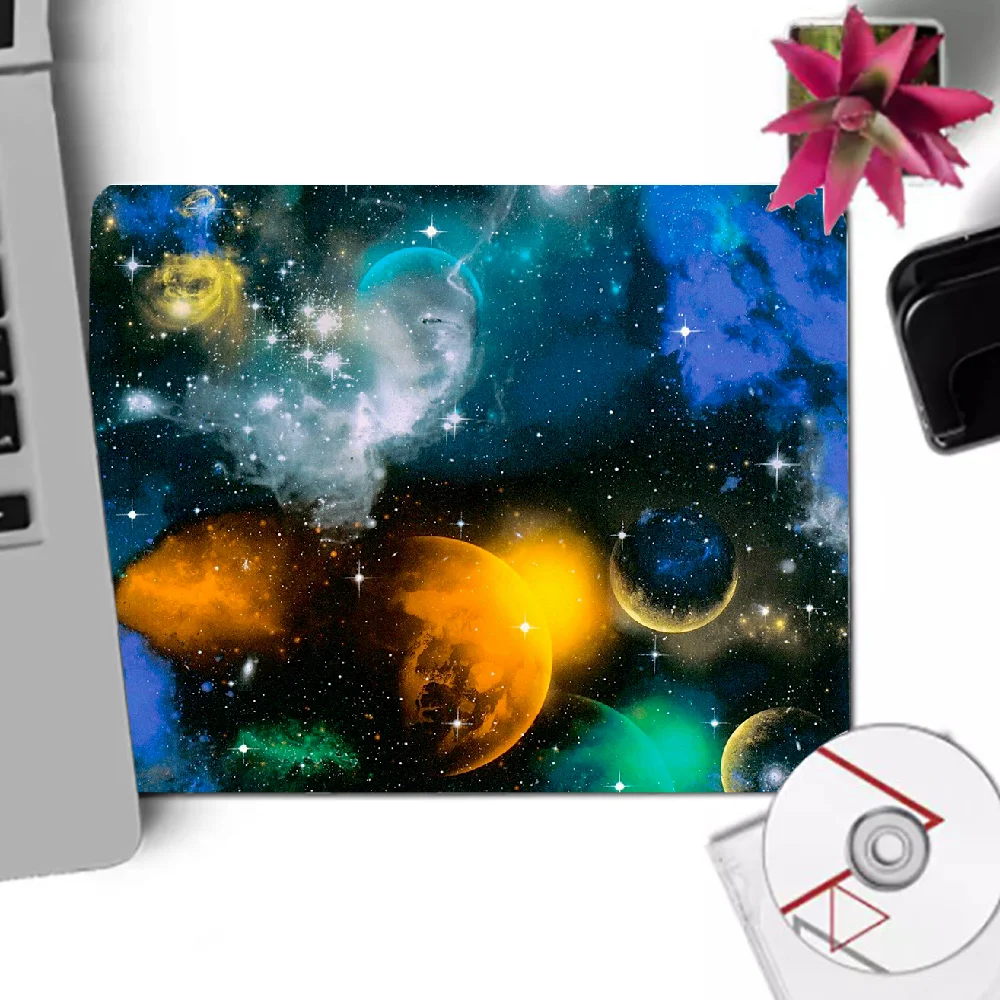 

Starry Sky Universe Gaming Mouse Pad PC Mousepad Game Pad Cartoon Rubber Mouse Pad Office Keyboard Pad