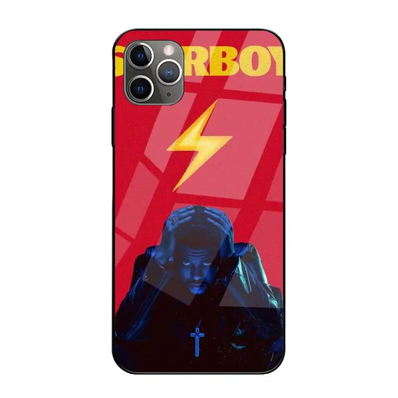 

The Weeknd XO Phone Case Tempered Glass For Iphone6plus 6S 7 7plus 8 X XS XSmax XR 11 12 Pro Max 12mini