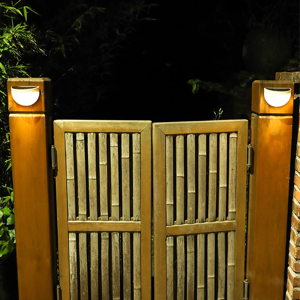 

LED Solar Wall Lamp Outdoor Street Light Waterproof Courtyard Landscape Solar Power Garden Fence Lighting Decor Light