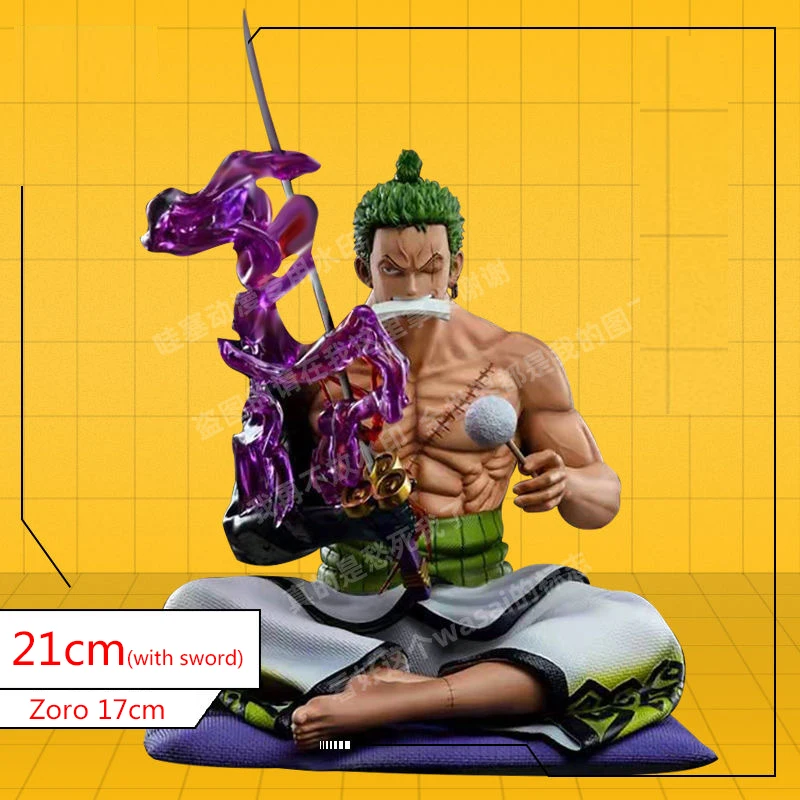 

21cm Anime One Piece Ronoa Zoro Sa-maximum Manga Sauron Roronoa Zoro PVC Action Collection Figure Model Gift