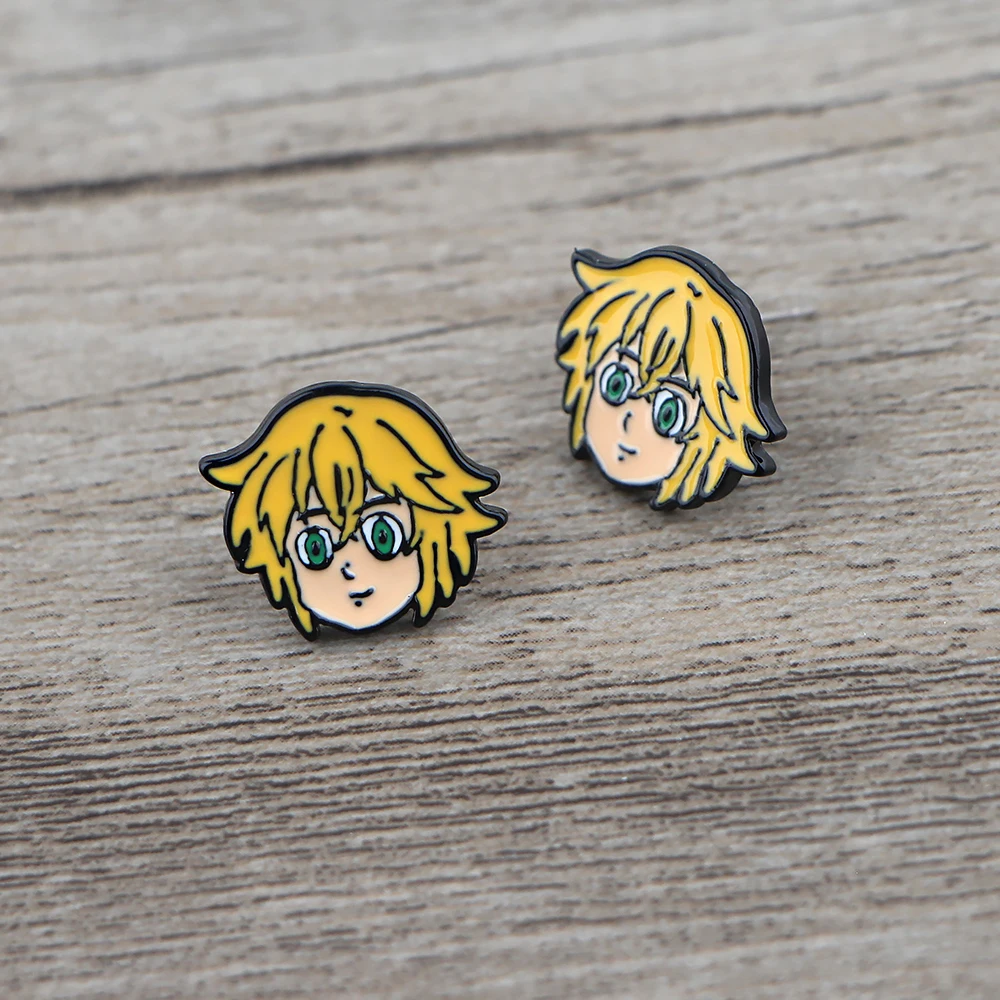 

LT209 The Seven Deadly Sins Anime Stud Earrings For Womans Enamel Earrings Party Fashion Jewelry Girl Friends Gifts