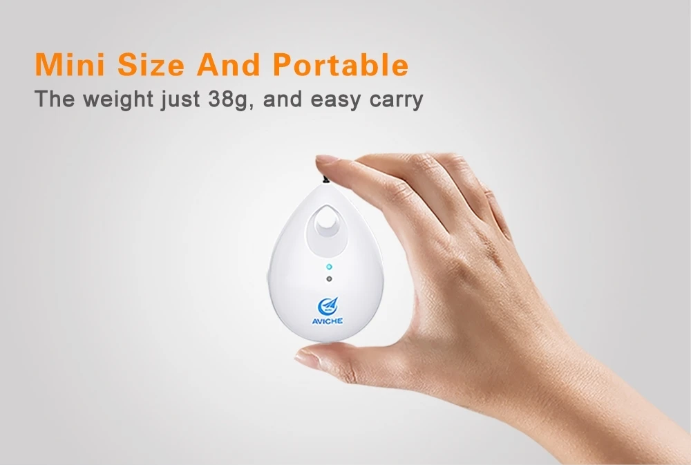 Personal Rechargeable and Portable Air Purifier Negative Ion Generator Purifies Air Eliminating Germs, Dust, Viruses, Bacteria