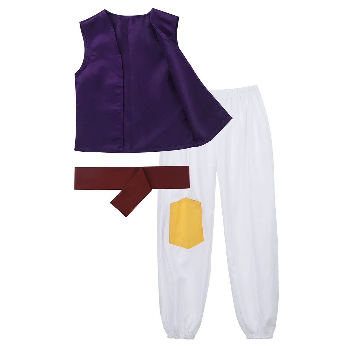 Нарядный костюм для вечеринки мальчиков с арабским принцем жилет без рукавов