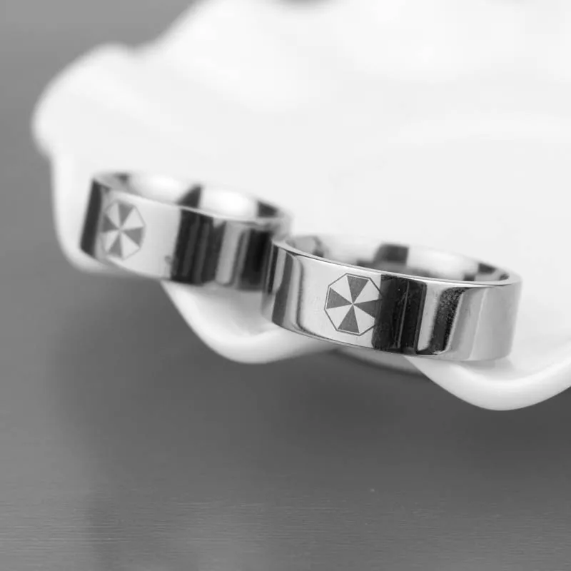 Кольца корпорации Амбрелла Biohazard серебряного цвета ювелирные изделия для мужчин