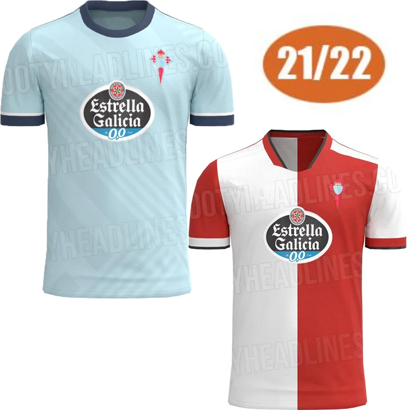 

Camiseta de ftbol de alta calidad, jersey de ftbol de Celta Vigo 21, 22, Celta de Vigo, BONGONDA, HERNANDEZ noligero, equipaci