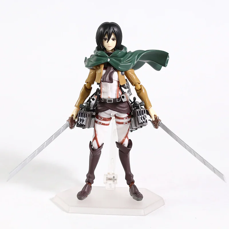 Экшн-фигурка Figma Attack on Titan Eren Jaeger 207 Mikasa Ackerman 203 Levi 213 из ПВХ коллекционная игрушка |
