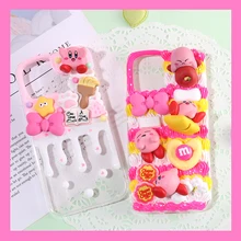 DIY case for IPhone 13/12/11 pro max phone cover cute cartoon XS XR Max 3D Handmade for 7/8 6s plus creamy shell customizable