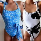 Женский бандажный комплект бикини с пуш-ап, бразильский купальник, пляжная одежда, купальник, сексуальное однотонное бикини на бретельках, мини-боди
