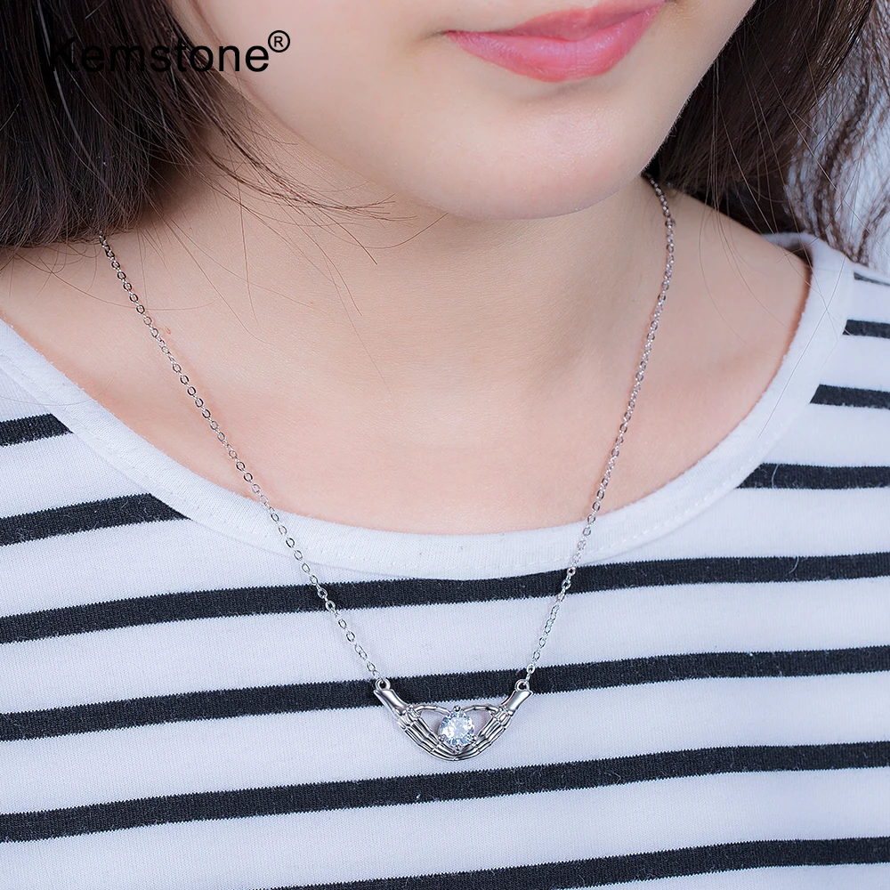 Kemstone хип-хоп AAA CZ ожерелье Подвески Череп неосновные женские аксессуары |