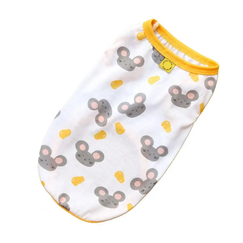 

Свободный жилет для собак, 5 размеров, футболка для домашних животных, красивая двухногая Футболка с принтом для домашних животных