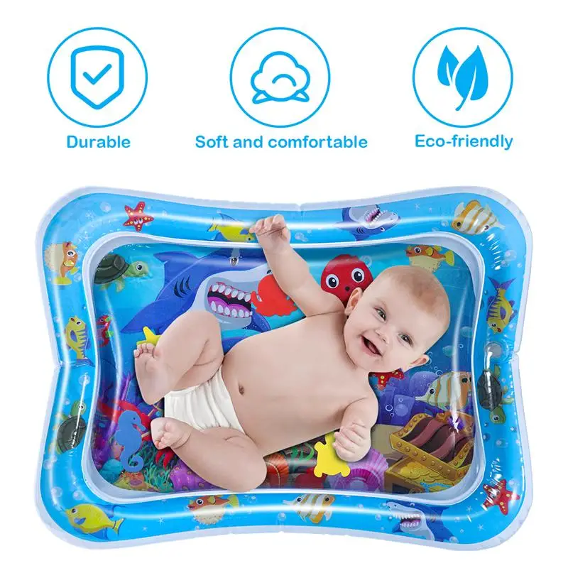 Детский водный игровой коврик животик время игрушки подушка охлаждающий