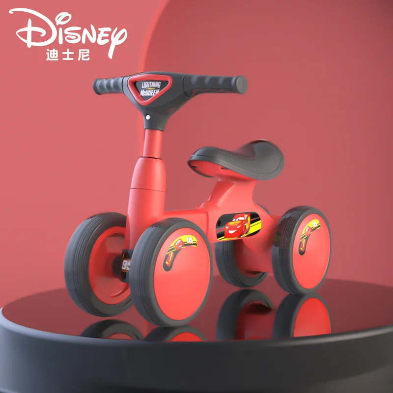 Disney children's balance car pedal less four-wheel torsion car 1-3-year-old baby scooter toddler toy gift